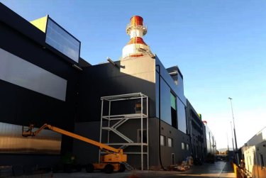 Installation größter Airwash-Anlage von SMS bei Elval Halcor