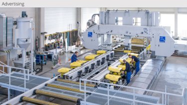 Higher efficiency and energy savings through high saw blade life and low chip waste